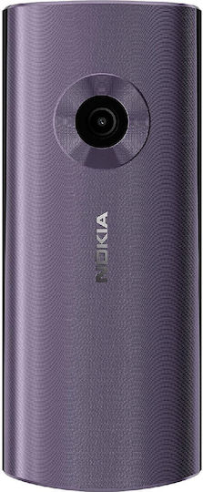 Nokia 110 (2023) Dual SIM Mobile with Buttons Arctic Purple view 3