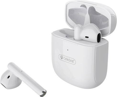 Celebrat W16 Earbud Bluetooth Handsfree Earphones with Charging Case White view 2