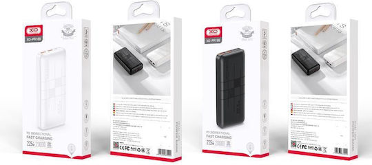 XO PR188 Power Bank 20000mAh 22.5W with 2 USB-A Ports and USB-C Port Power Delivery Black vue 8