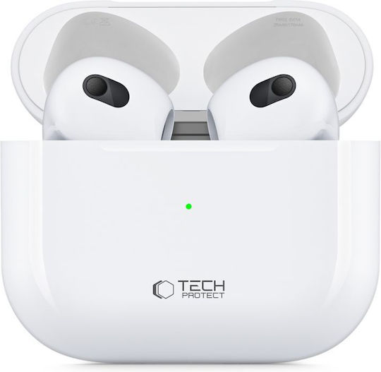 Tech-Protect Ultraboost In-ear Bluetooth Handsfree Earphones with Charging Case White view 3