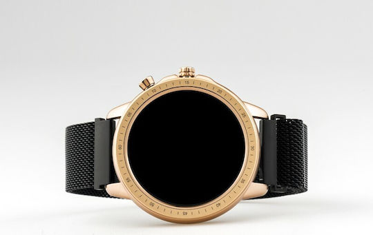 Oozoo Q00308 45mm Smartwatch with Heart Rate Monitor (Rose Gold) vue 6