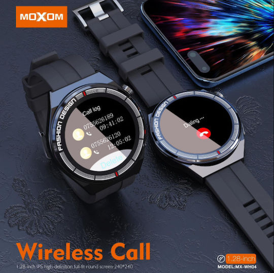 Moxom Sports Waterproof Smartwatch with Heart Rate Monitor (Black) vue 5