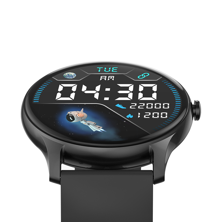 FUN FiT Aluminium Smartwatch with Heart Rate Monitor (Black) view 4