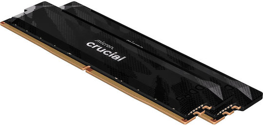 Crucial Pro OC DDR5 32GB RAM with 2x16GB Modules and Speed 6400 for Desktop CP2K16G64C32U5B vue 4