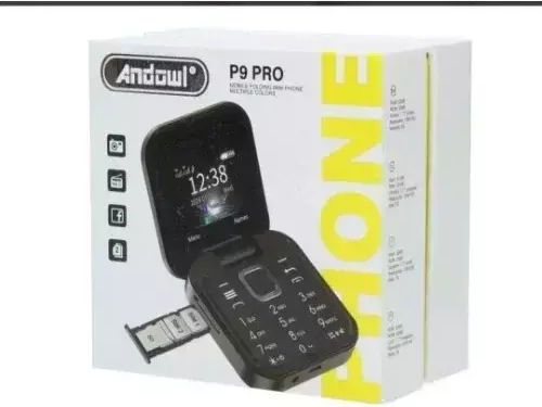 Andowl P9 Pro Dual SIM Mobile with Buttons (English, French, Spanish, Portuguese, Italian, Russian, Arabic, Hebrew) Purple view 2