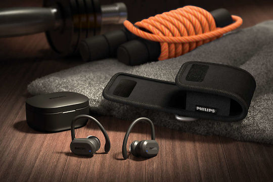 Philips TAA7306 In-ear Bluetooth Handsfree Earphones with Sweat Resistance and Charging Case Black vista 3