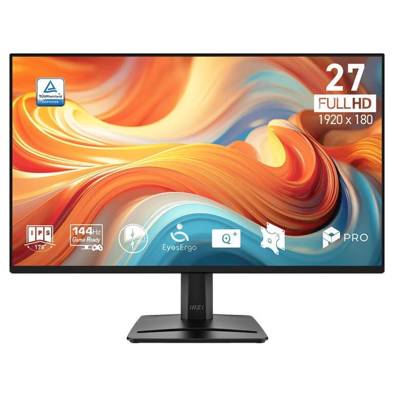 MSI Pro MP275 E14L IPS HDR Gaming Monitor 27" FHD 1920x1080 144Hz with 4ms Response Time GTG