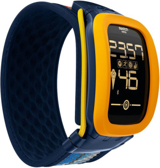 Swatch Digital Watch with Rubber Strap view 2