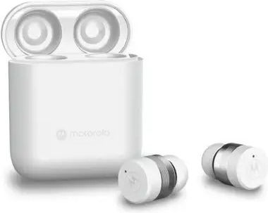 Motorola Moto Buds 120 Bluetooth Handsfree Earphones with Sweat Resistance and Charging Case White