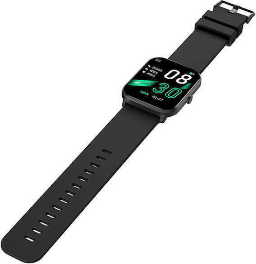 Imilab Fitness W01 Waterproof Smartwatch with Heart Rate Monitor (Black) view 4
