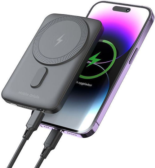 Mobile Origin MagSafe Power Bank 5000mAh 15W Power Delivery Black view 7