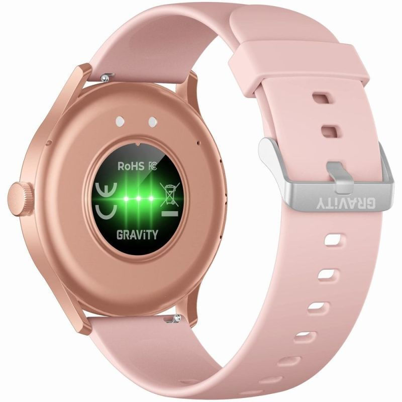 Smartwatch Gravity Gt2-1 Pro Pink Gold 1.43" Ips view 6