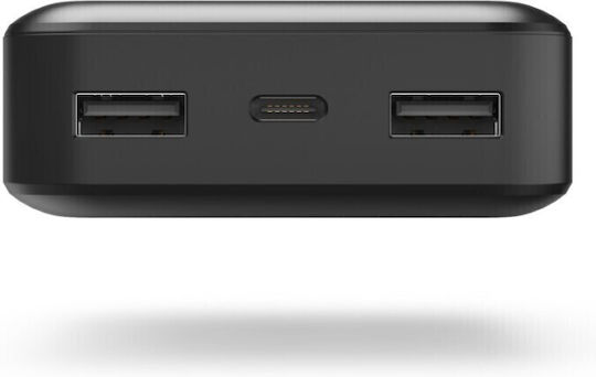 HAMA Pocket 10 Power Bank 10000mAh with 2 USB-A Ports Gray view 2