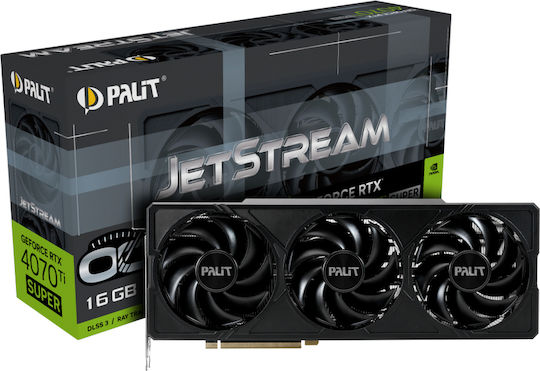 Palit GeForce RTX 4070 Ti Super 16GB GDDR6X Jetstream OC Graphics Card view 1