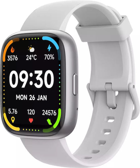 MaxCom Ecowatch 6 46mm with Heart Rate Monitor (Silver) view 1