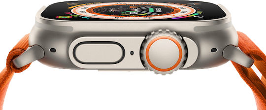 WearFit Pro Series 8 Ultra 49mm Waterproof Smartwatch with Heart Rate Monitor (Orange) view 2