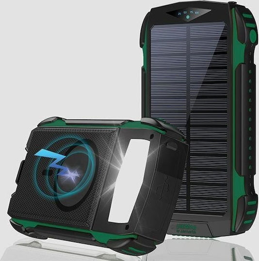 4Smarts Rugged TitanPack UltiMag Solar Power Bank 20000mAh with 2 USB-A Ports and USB-C Port Black view 4