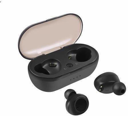 Earbud Bluetooth Handsfree Earphones with Charging Case Black view 5