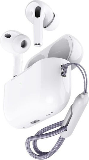 Moxom LX-TW803 In-ear Bluetooth Handsfree Earphones with Charging Case White