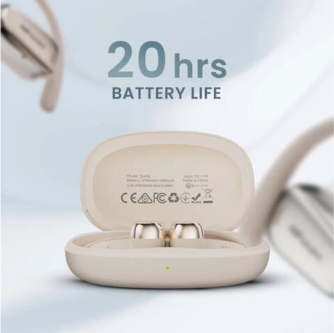 HiFuture Sonify In-ear Bluetooth Handsfree Earphones with Sweat Resistance Beige view 2