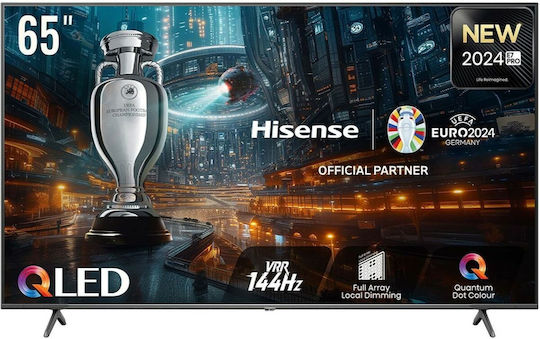 Hisense Smart Television 65" 4K UHD QLED Pro 65E7NQ HDR (2024) view 1