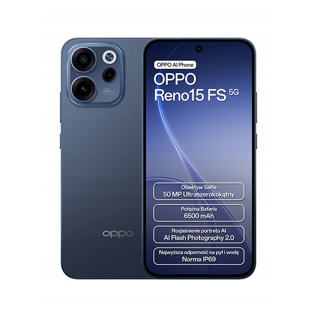 Oppo Reno15 FS 5G Dual SIM (8GB/512GB) Twilight Black view 2