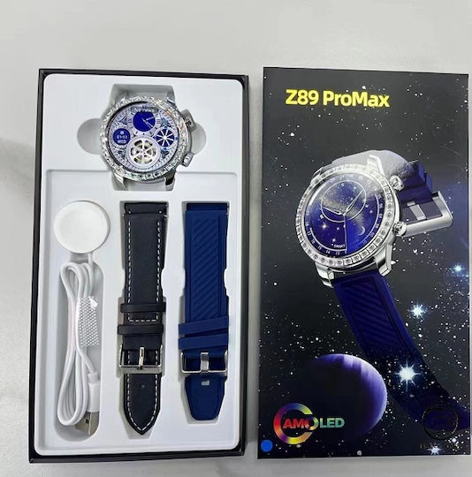 Z89 PRO MAX Smartwatch with Heart Rate Monitor (Blue) view 2
