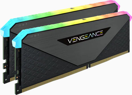 Corsair Vengeance RGB RT DDR4 16GB RAM with 2x8GB Modules and Speed 3200 for Desktop CMN16GX4M2Z3200C16 vue 4
