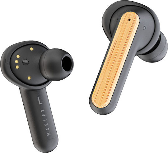 The House Of Marley Redemption ANC In-ear Bluetooth Handsfree Earphones with Sweat Resistance and Charging Case Black view 6