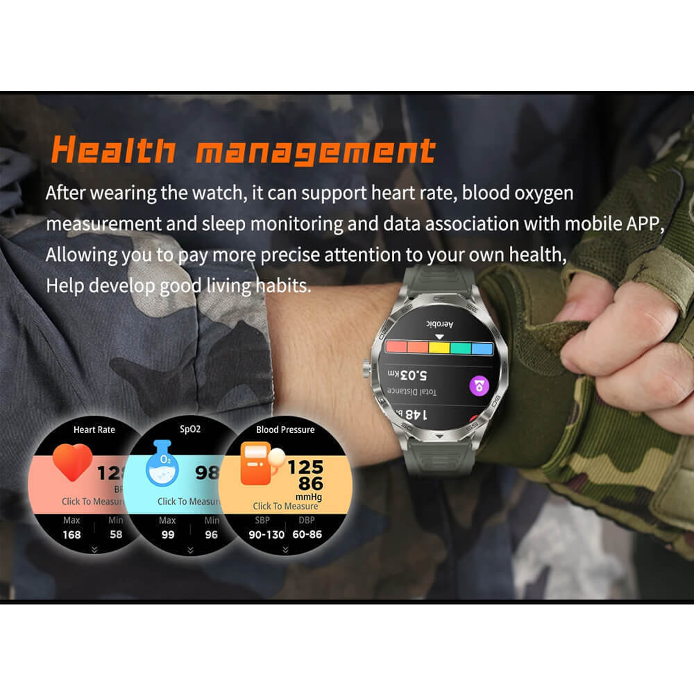 Microwear DA23 Smartwatch with Heart Rate Monitor (Silver Steel) vue 6