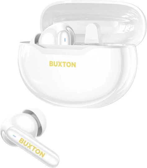 Buxton BTW 7200 TUYA In-ear Bluetooth Handsfree Earphones with Sweat Resistance and Charging Case White view 5