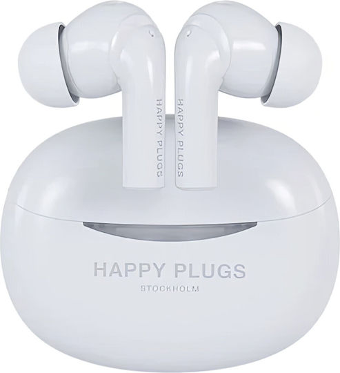 Happy Plugs Joy Pro In-ear Bluetooth Handsfree Earphones White view 3