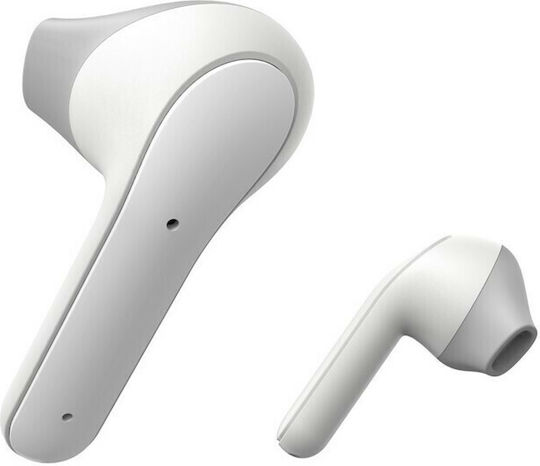 HAMA Freedom Light In-ear Bluetooth Handsfree Earphones with Sweat Resistance and Charging Case White
