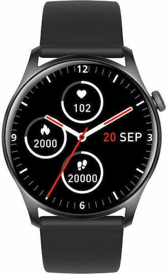 Colmi Sky 8 49mm Smartwatch with Heart Rate Monitor (Black) view 4