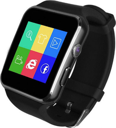 X6 45mm Smartwatch with SIM (Black) view 1