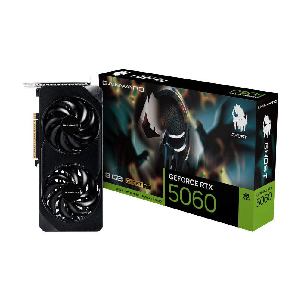 Gainward GeForce RTX 5060 8GB GDDR7 Ghost OC Graphics Card
