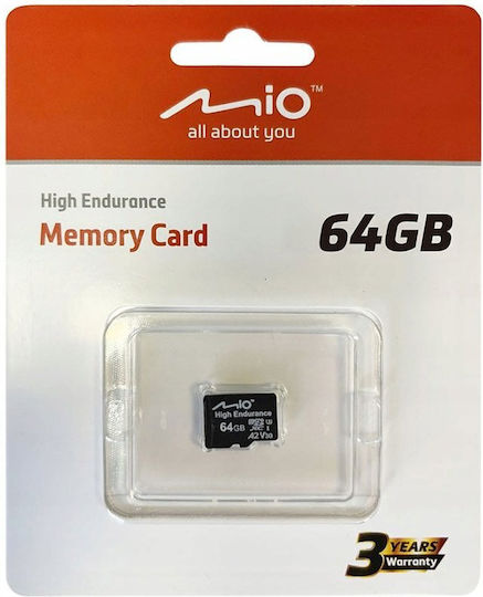 Mio microSDXC 64GB Class 10 100MB/s with Adapter view 2