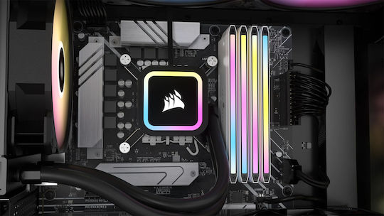 Corsair Dominator Titanium RGB XMP White DDR5 64GB RAM with 2x32GB Modules and Speed 6400 for Desktop CMP64GX5M2B6400C32W vista 4
