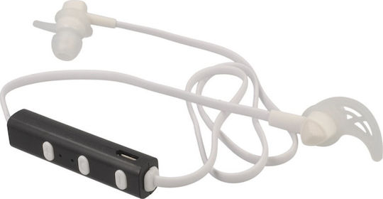 MS-606G In-ear Bluetooth Handsfree Earphones White view 1