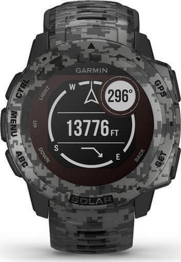 Garmin Instinct Solar 45mm Waterproof Smartwatch with Heart Rate Monitor (Graphite Camo) view 7