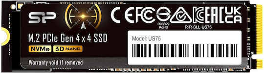 Silicon Power US75 SSD 1TB M.2 Type With PCI Express 4.0 Connection PS5 Compatible SP01KGBP44US7505 view 1