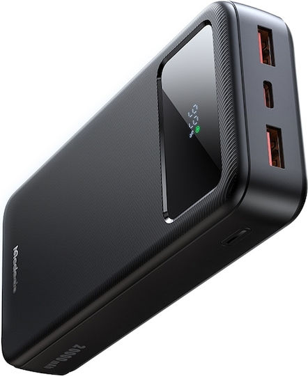 Mcdodo MC-4230 Power Bank 20000mAh 22.5W with 2 USB-A Ports and USB-C Port Power Delivery / Quick Charge 3.0 Black view 3