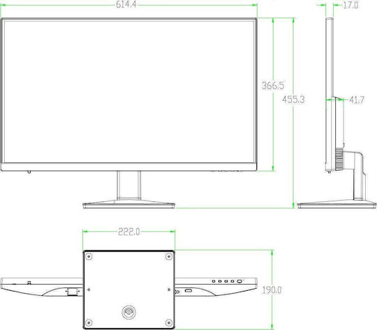 Dahua LM27-L200 Monitor 27" FHD 1920x1080 view 5