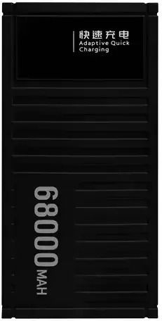 Andowl Q-CD6500 Power Bank 68000mAh 30W with 4 USB-A Ports Quick Charge 3.0 Black vista 3