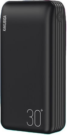 Kakusiga KSC-429 Power Bank 30000mAh 18W with 2 USB-A Ports Black