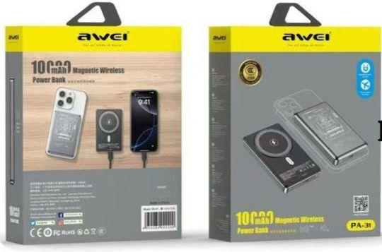 Awei PA-31 MagSafe Power Bank 10000mAh 5W Gray view 2