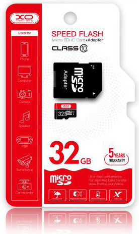 Micro 32GB U1 75MB/s Memory Card with Adapter view 1