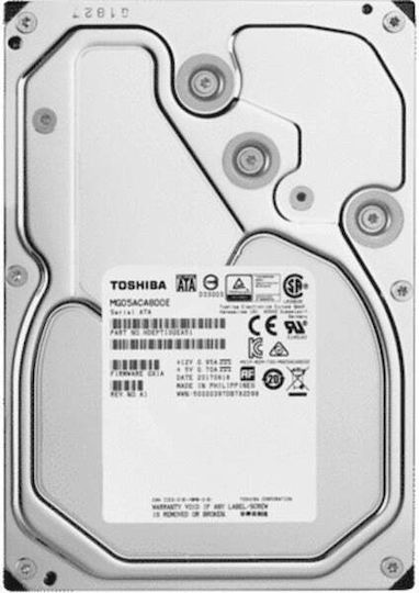 Toshiba MG09 14TB HDD Hard Drive 3.5" SATA III 7200rpm for NAS / Server MG09ACA14TE view 3