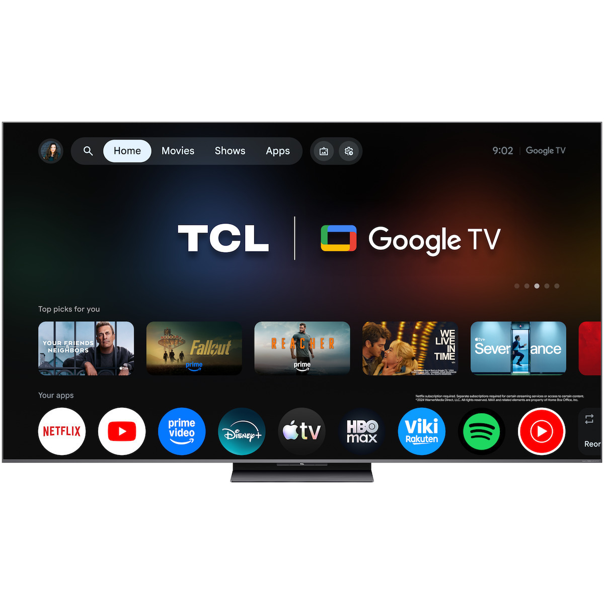 TCL Smart TV 65" 4K UHD SQD-Mini LED C8L HDR (2026) 65C8L view 5