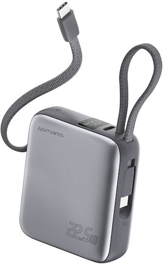 4Smarts Power Bank 10000mAh 22.5W Power Delivery / Quick Charge 3.0 Gray view 1